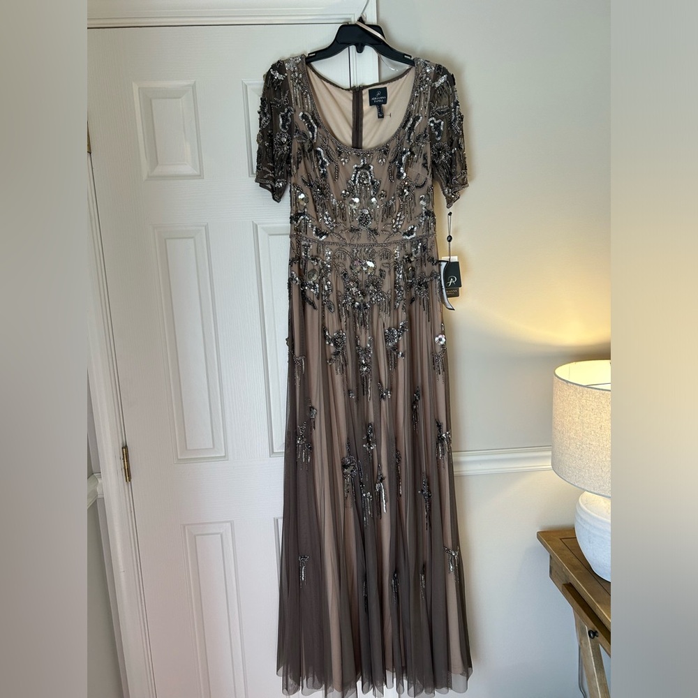 Adrianna Papell Beaded Formal Gown Size 8
